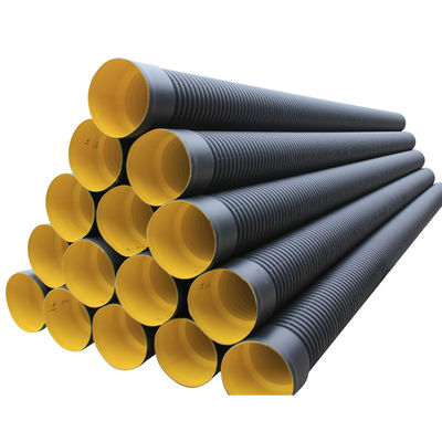 Ống thoát nước HDPE DN600 Ống cống HDPE màu đen SN16